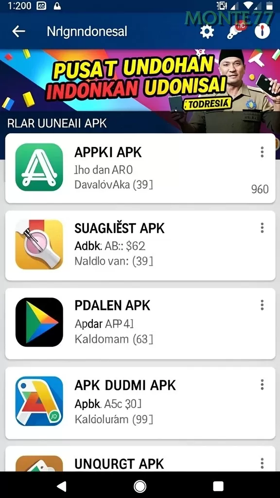 monte77 Tangkapan Layar - APK Resmi